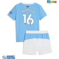 Manchester City Rodri Hernandez #16 Domaci Dres za djecu 2025-26 Kratak Rukav (+ Kratke hlače)